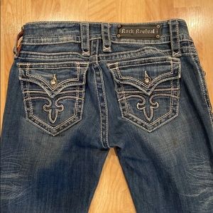 Rock Revival Woman’s boot cut Jeans size 28